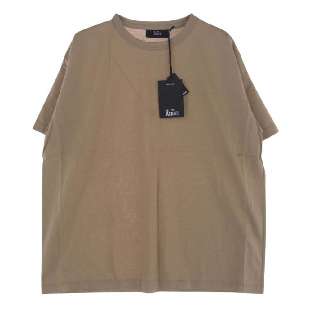THE RERACS ザリラクス 19SS-RECS-206-J DIORAMA COTTON OVER SIZE T SHIRTS 半袖 Ｔシャツ カットソー ベージュ系 F【新古品】【未使用】【中古】