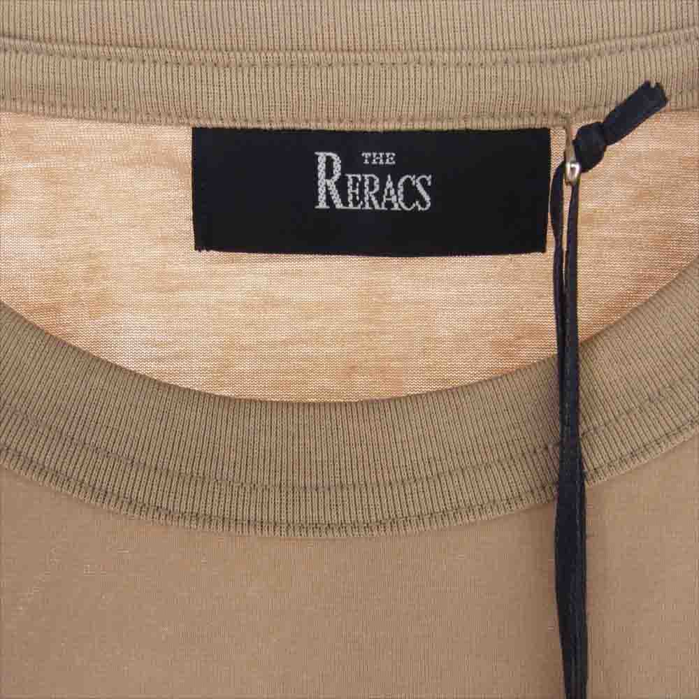 THE RERACS ザリラクス 19SS-RECS-206-J DIORAMA COTTON OVER SIZE T SHIRTS 半袖 Ｔシャツ カットソー ベージュ系 F【新古品】【未使用】【中古】