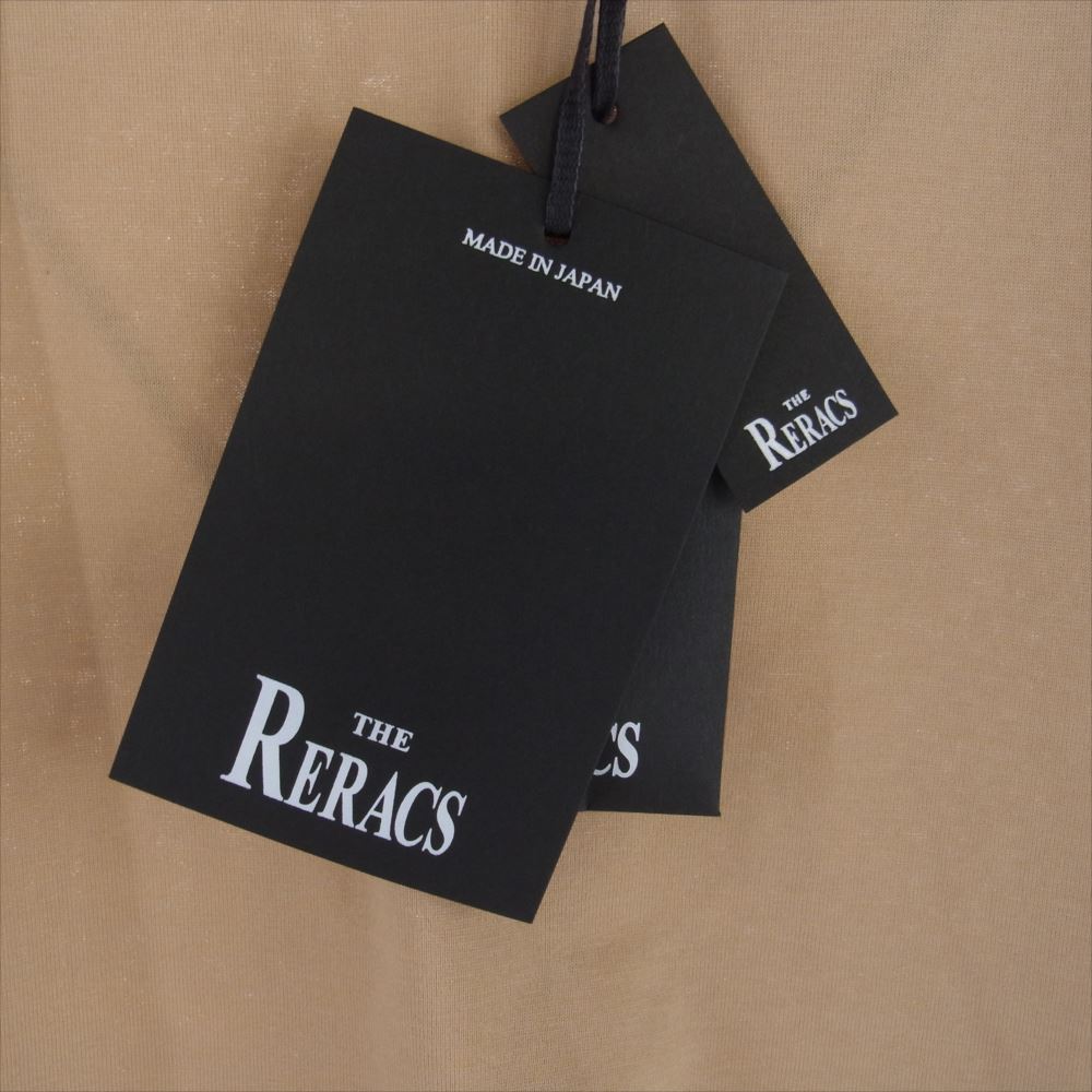 THE RERACS ザリラクス 19SS-RECS-206-J DIORAMA COTTON OVER SIZE T SHIRTS 半袖 Ｔシャツ カットソー ベージュ系 F【新古品】【未使用】【中古】