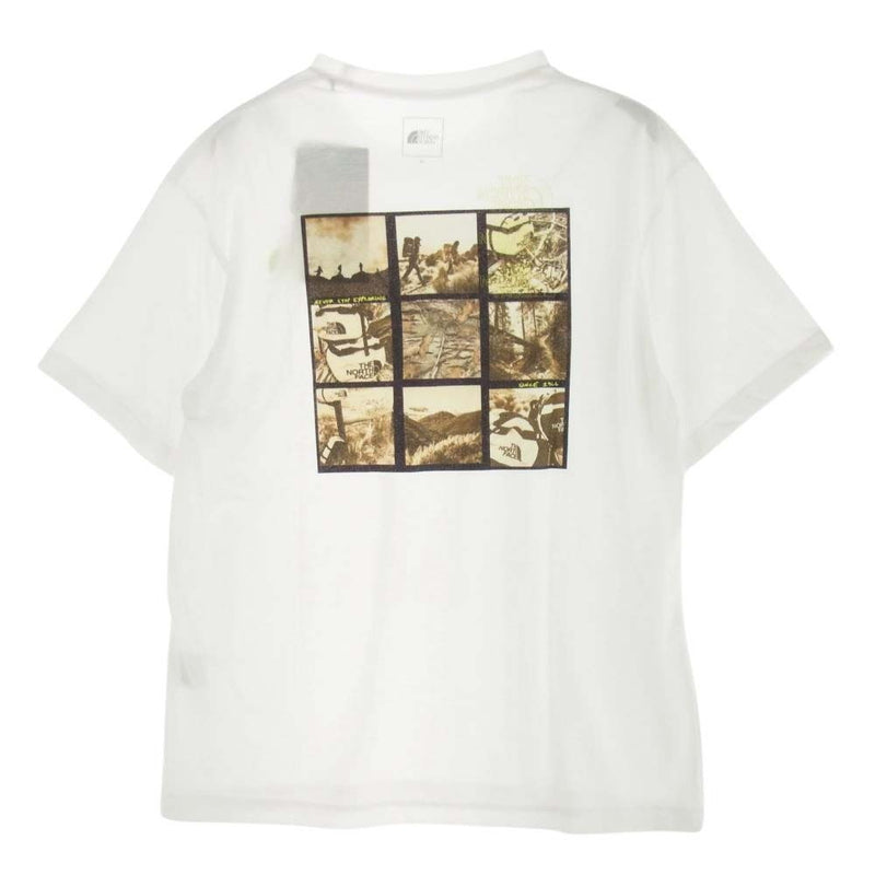 THE NORTH FACE ノースフェイス NT32146 S/S BC Duffel Photo Tee ベースキャンプ ダッフル フォトティー 半袖 Tシャツ ホワイト ホワイト系 M【新古品】【未使用】【中古】