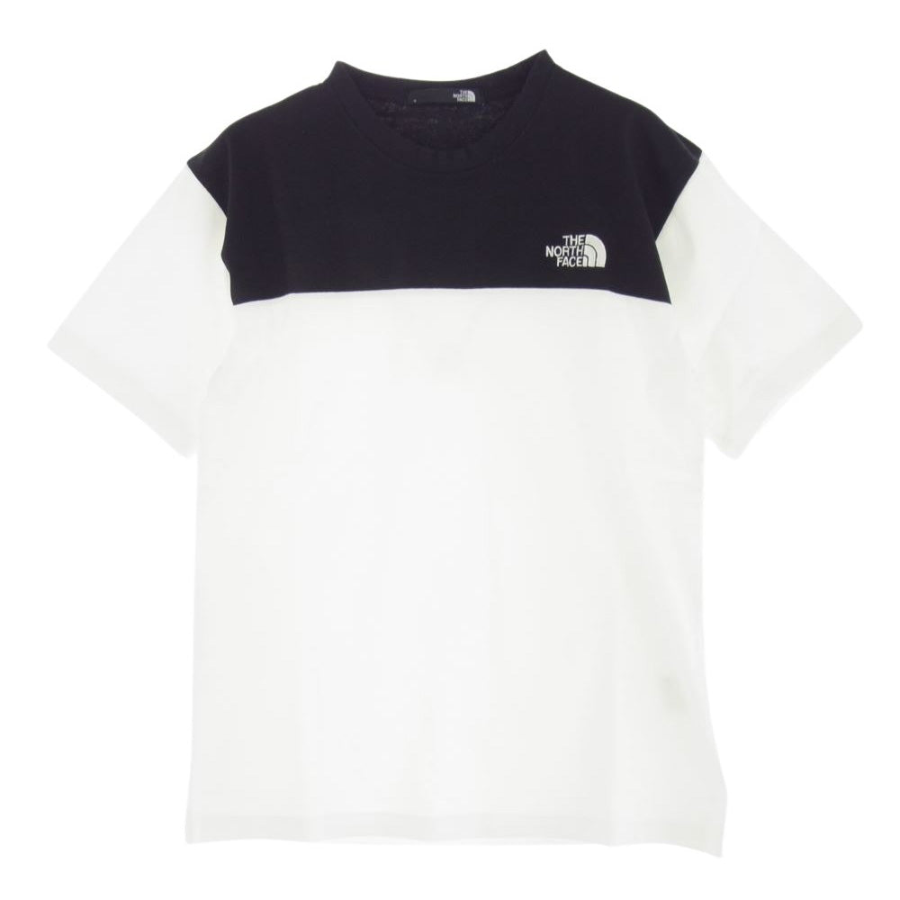 THE NORTH FACE ノースフェイス NT32022R S/S Nuptse Tee ヌプシ 半袖 Tシャツ ロゴ刺? ホワイト系 S【新古品】【未使用】【中古】