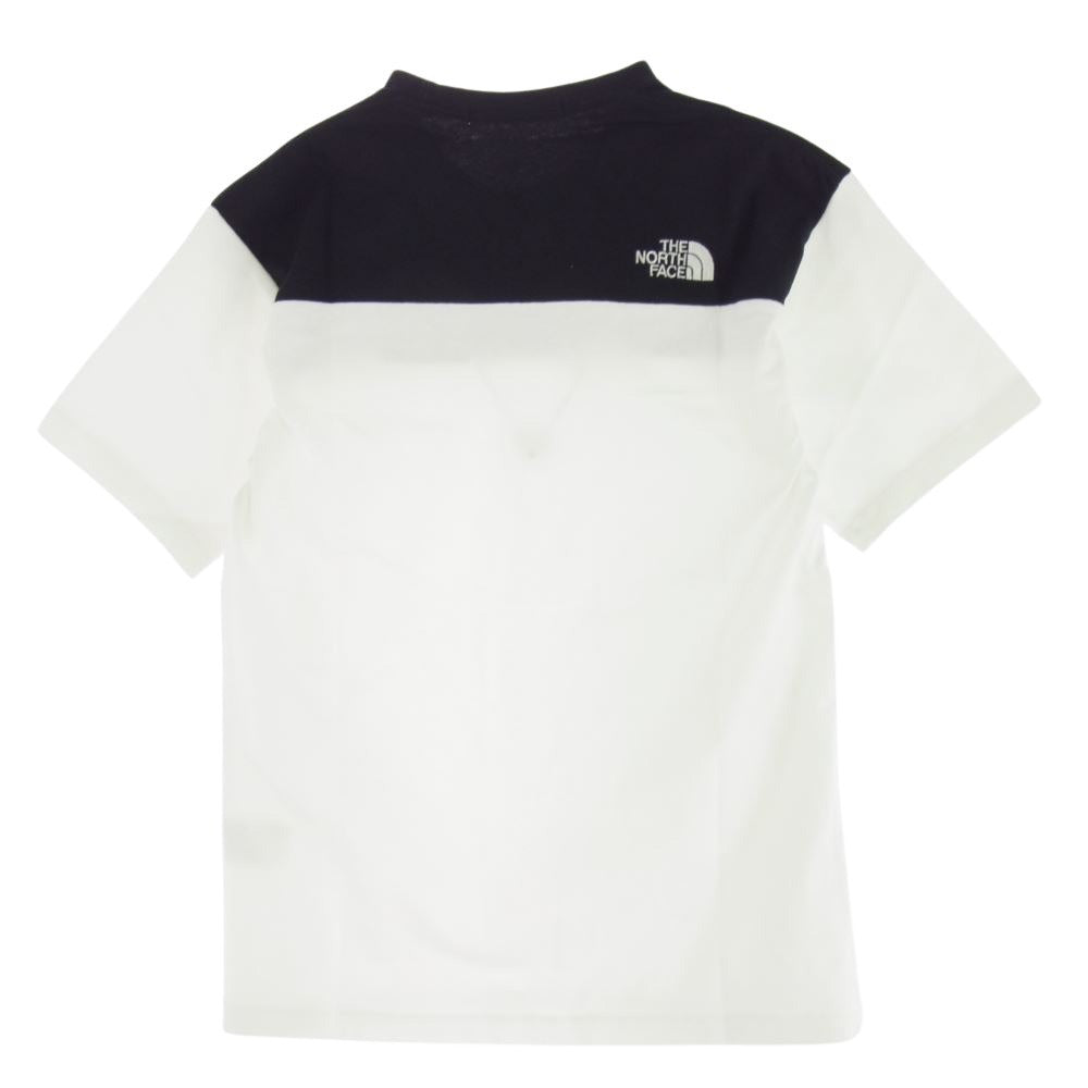 THE NORTH FACE ノースフェイス NT32022R S/S Nuptse Tee ヌプシ 半袖 Tシャツ ロゴ刺? ホワイト系 S【新古品】【未使用】【中古】