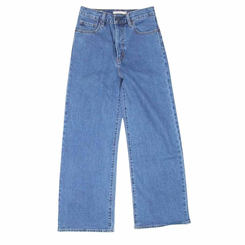 Levi's リーバイス A79460000 DODO JEAN 別注 RIBCAGE WIDE LEG リブケージ ワイドレッグ デニムパンツ インディゴブルー系 28【中古】