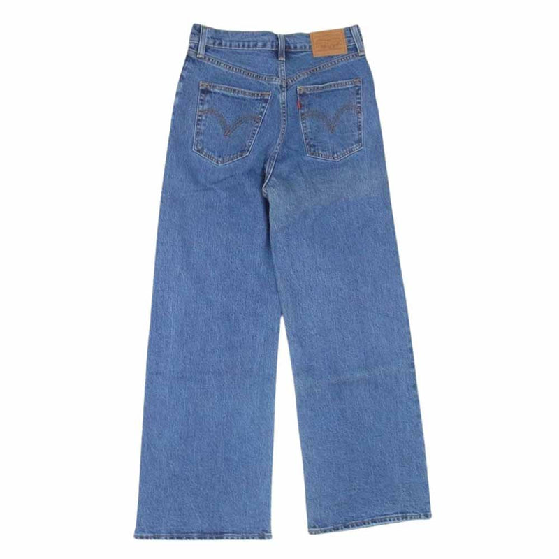 Levi's リーバイス A79460000 DODO JEAN 別注 RIBCAGE WIDE LEG リブケージ ワイドレッグ デニムパンツ インディゴブルー系 28【中古】