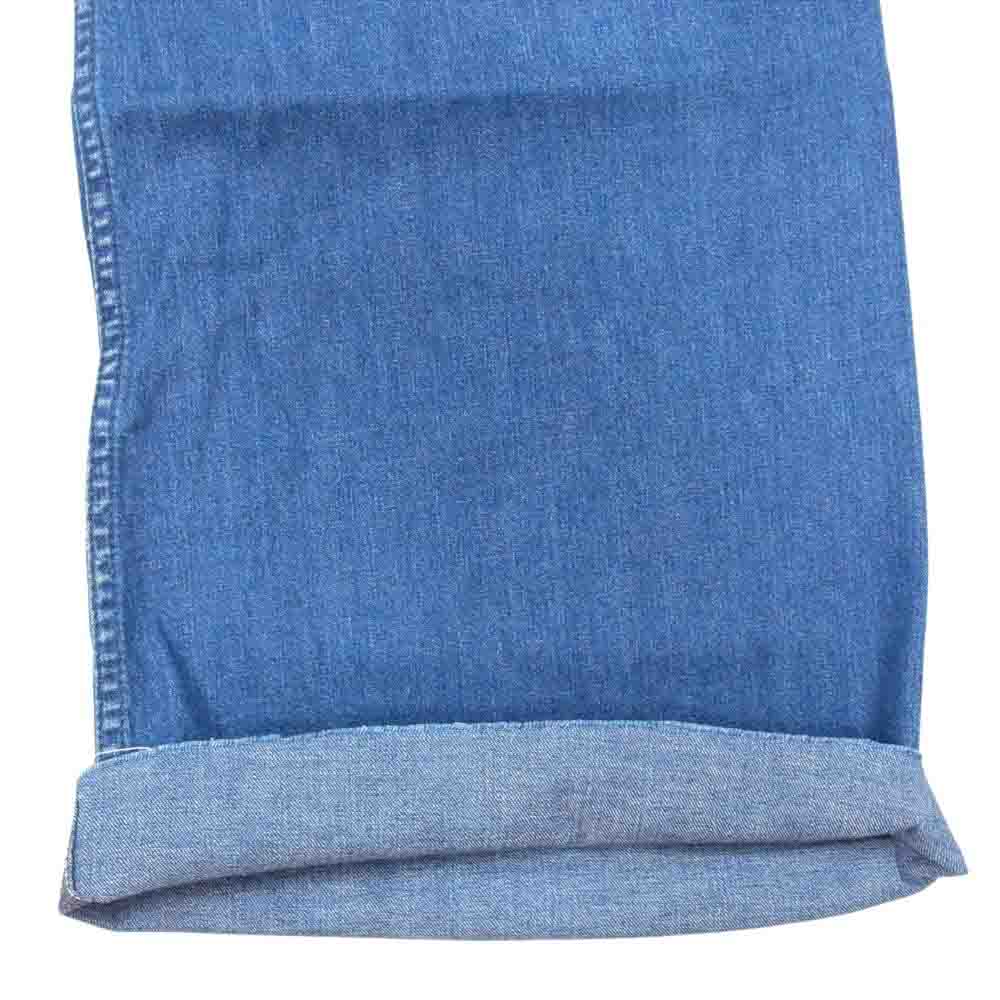 ノーウォス 5406005303 加工 ワイド デニム パンツ インディゴブルー系 M【美品】【中古】