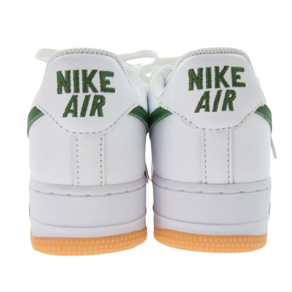 NIKE ナイキ Air Force 1 Low Color of the Month Green Swooshes エアフォース1 ロー カラー オブ ザ マンス グリーン スウッシュ ローカット スニーカー ホワイト系 24cm【新古品】【未使用】【中古】