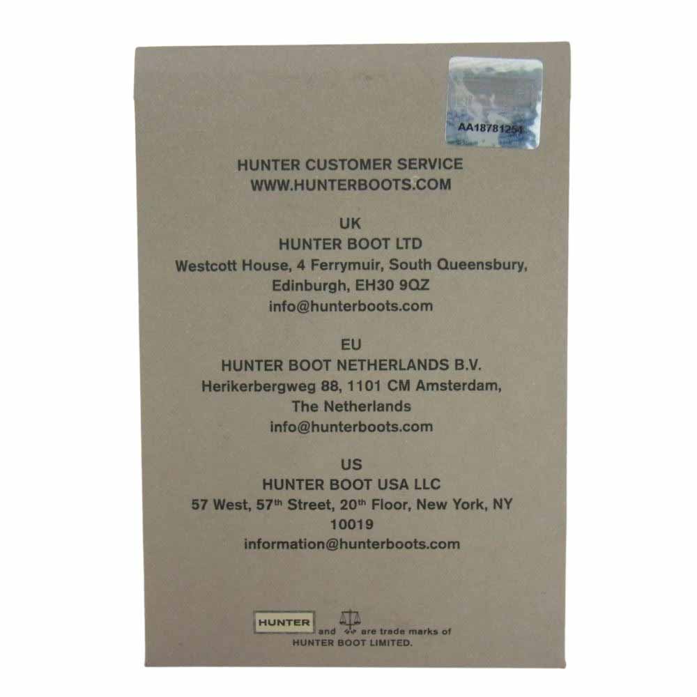 HUNTER ハンター WFP1105LNR rebel explorer boot レベル エクスプローラー ブーツ ブラック系 US7【新古品】【未使用】【中古】