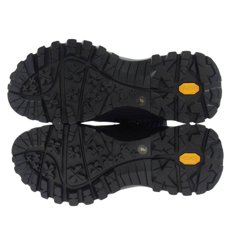 Stella McCartney ステラマッカートニー 810110 vibram ビブラム ソールトレース ニット チェルシー ブーツ ブラック系 37【美品】【中古】