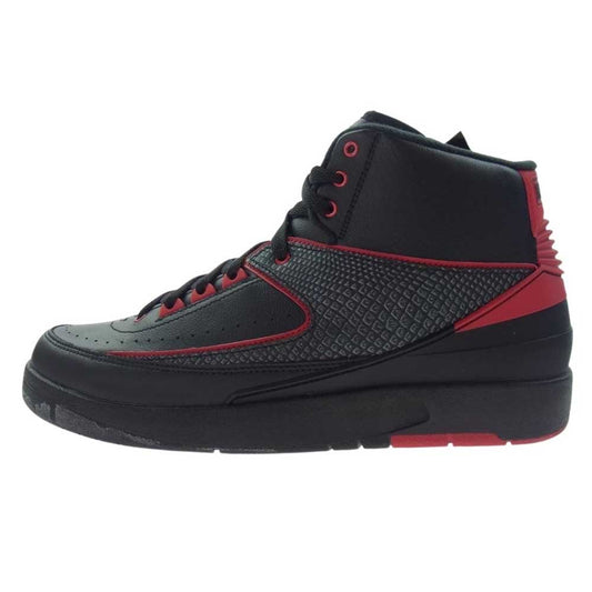NIKE ナイキ 834274-001 Air Jordan 2 Retro Alternate 87 Black Varsity Red エアジョーダン2 レトロ オルタネイト87 ブラック バーシティ レッド ハイカット スニーカー ブラック系 27.5cm【極上美品】【中古】