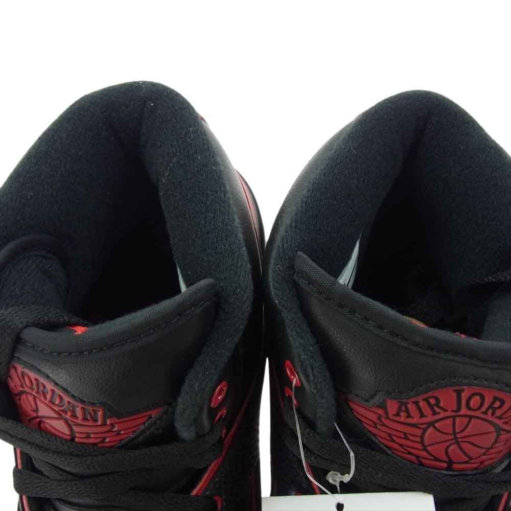 NIKE ナイキ 834274-001 Air Jordan 2 Retro Alternate 87 Black Varsity Red エアジョーダン2 レトロ オルタネイト87 ブラック バーシティ レッド ハイカット スニーカー ブラック系 27.5cm【極上美品】【中古】