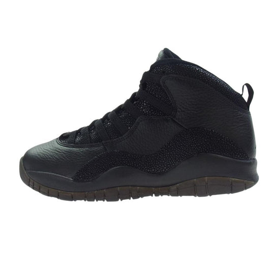 NIKE ナイキ 819955-030 × OVO Air Jordan 10 Retro Drake Black Metallic Gold オクトーバーズ ベリー オウン エアジョーダン 10 レトロ ドレイク ブラック メタリック ゴールド ハイ カット スニーカー ブラック系 27.5cm【新古品】【未使用】【中古】