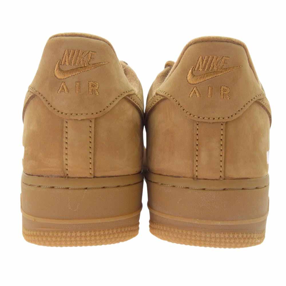 Supreme シュプリーム DN1555-200 × Nike Air Force 1 Low Flax Wheat ナイキ エアフォース 1 ロー フラックス ウィート ロー カット スニーカー ブラウン系 26.5cm【新古品】【未使用】【中古】