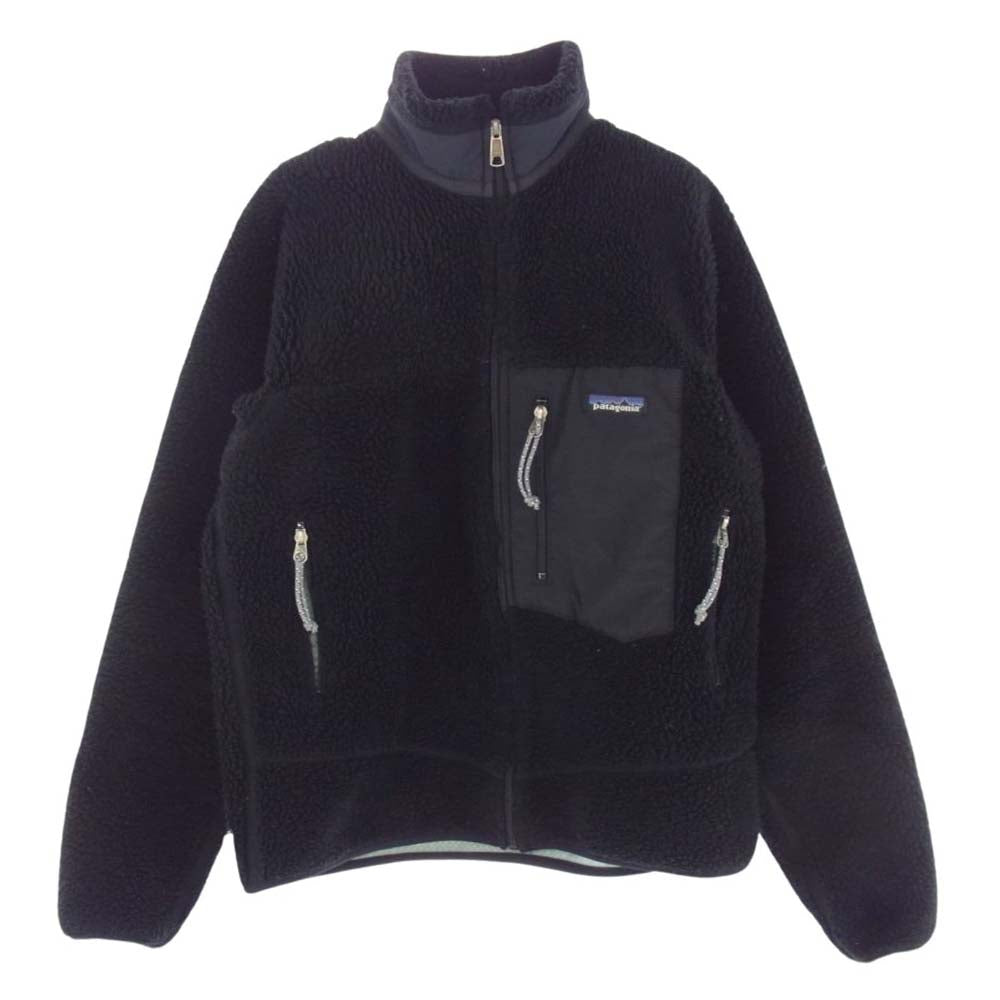 patagonia パタゴニア 00AW 41646 00年製 classic retro x jacket クラシック レトロ エックス フリース ジャケット ブラック系 S【中古】