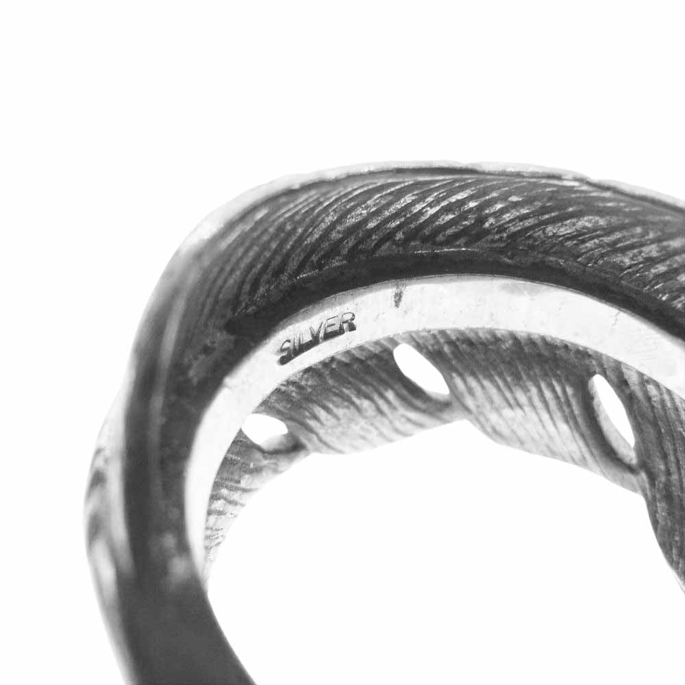 TADY&KING タディアンドキング アフターダイヤ フェザー リング シルバー系 18号【中古】