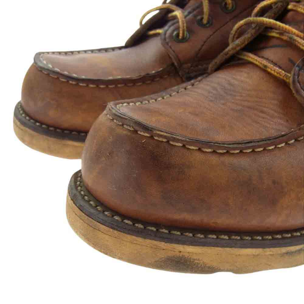 RED WING レッドウィング 00875-3 90s 縦羽タグ 刺繍タグ 6インチ モックトゥ アイリッシュセッター ワークブーツ ８E【中古】