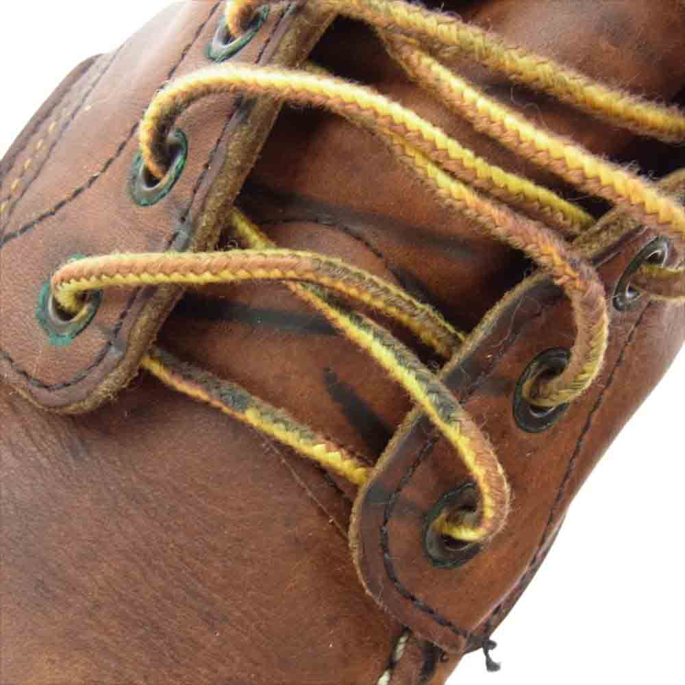 RED WING レッドウィング 00875-3 90s 縦羽タグ 刺繍タグ 6インチ モックトゥ アイリッシュセッター ワークブーツ ８E【中古】