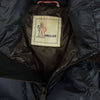 MONCLER モンクレール GRENOBLE MAWENZI グルノーブル フリース切替 ダウンジャケット ネイビー系 1【中古】