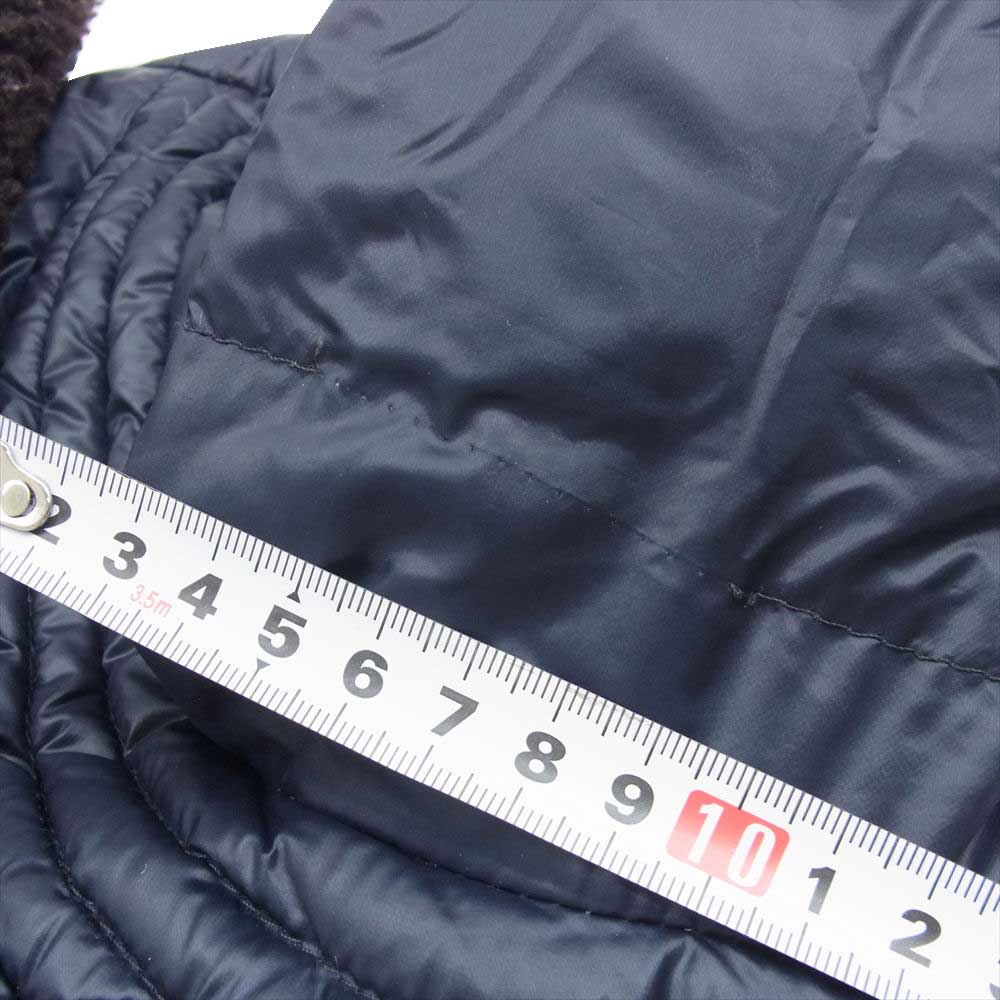 MONCLER モンクレール GRENOBLE MAWENZI グルノーブル フリース切替 ダウンジャケット ネイビー系 1【中古】