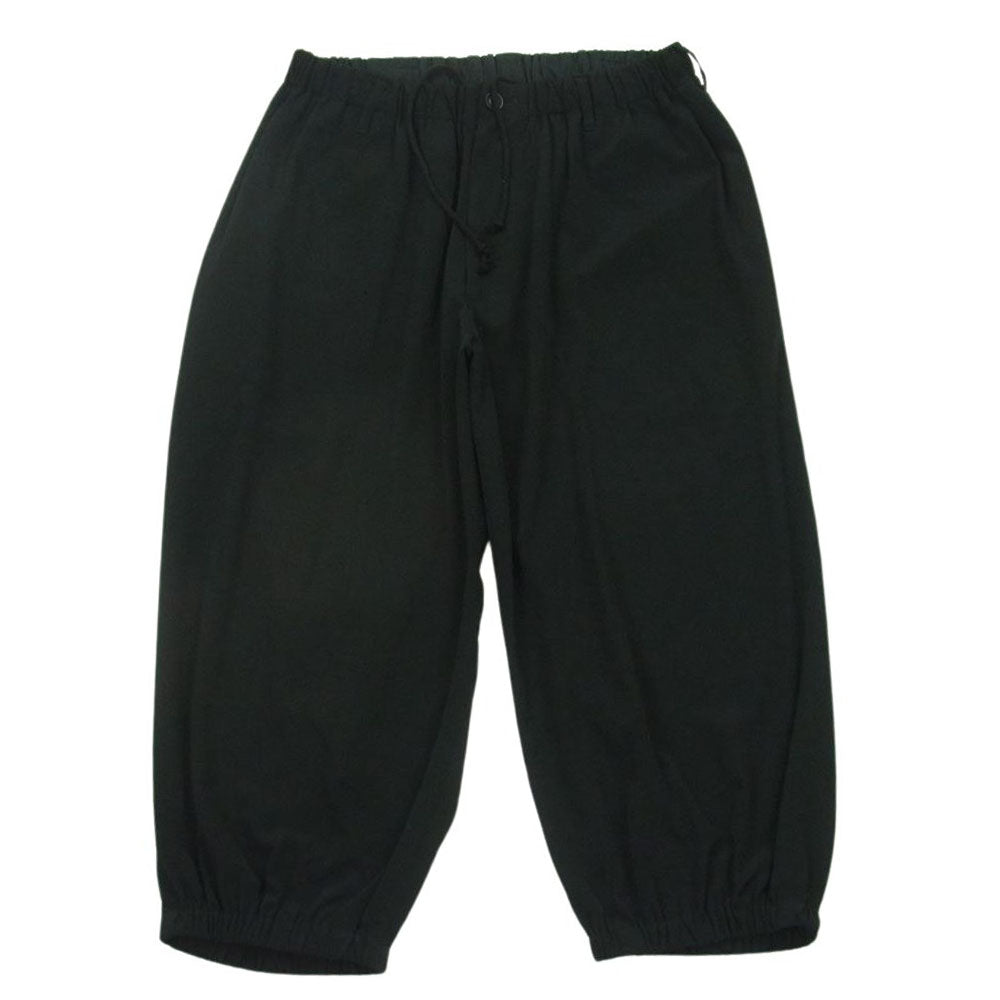Yohji Yamamoto POUR HOMME ヨウジヤマモトプールオム 17SS HD-P11-500 T/P タキシード ギャザー クロップド バルーン パンツ ブラック系 2【中古】