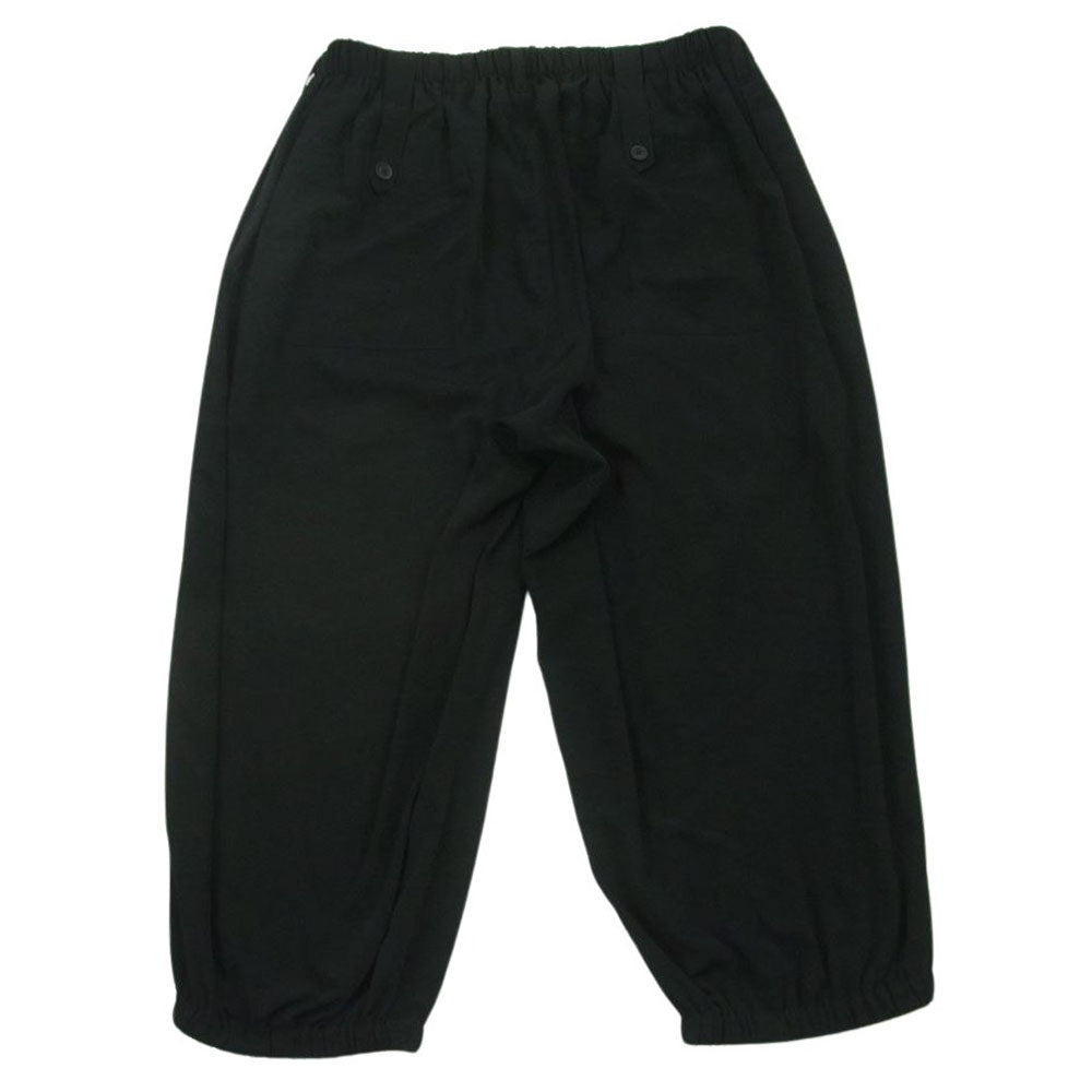 Yohji Yamamoto POUR HOMME ヨウジヤマモトプールオム 17SS HD-P11-500 T/P タキシード ギャザー クロップド バルーン パンツ ブラック系 2【中古】