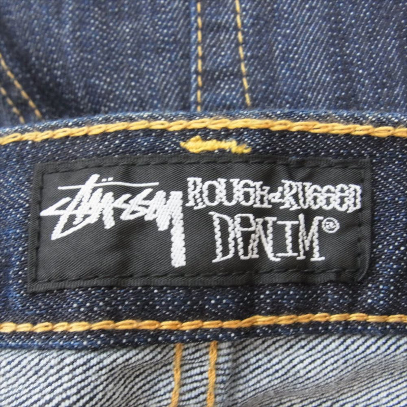 STUSSY ステューシー VPST02M rough and rugged ラフ アンド ラゲッド デニム パンツ インディゴブルー系 30【中古】