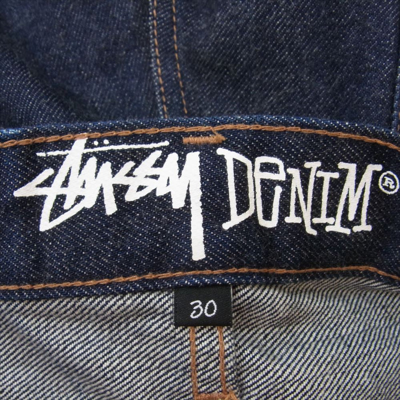 STUSSY ステューシー RED LINE DENIM 赤耳 セルビッジ デニム パンツ インディゴブルー系 30【中古】