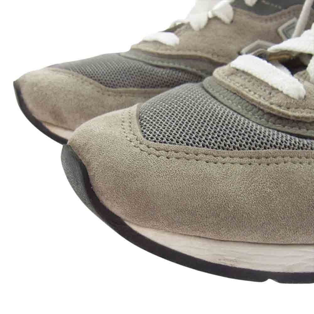 NEW BALANCE ニューバランス M997GY スエード ローカット スニーカー グレー系 27ｃｍ【中古】