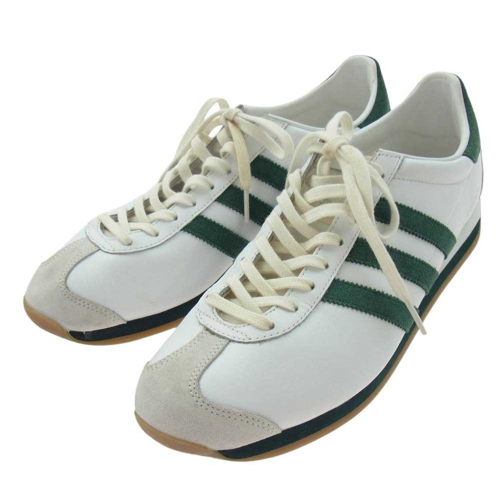 adidas アディダス M21876 MITA SNEAKERS COUNTRY OG カントリー ミタスニーカーズ ローカット スニーカー グリーン系 ホワイト系 28ｃｍ【中古】