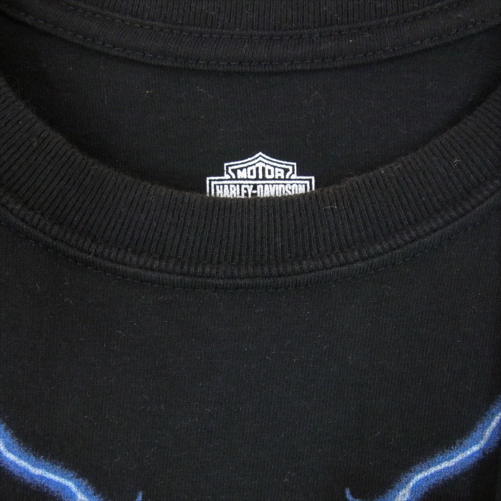 NEIGHBORHOOD ネイバーフッド 9956923VM x Harley-Davidson ハーレーダビッドソン ライトニング ボルト 半袖Tシャツ ブラック系 S【新古品】【未使用】【中古】