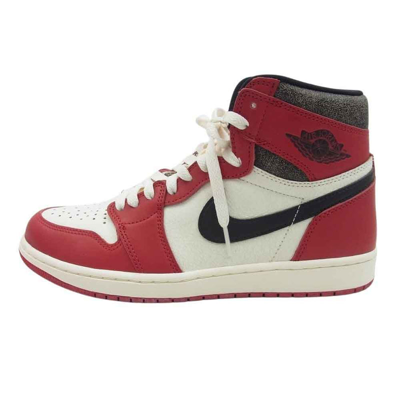 NIKE ナイキ DZ5485-612 フェイクバスターズ鑑定済 Air Jordan 1 High OG Lost & Found Chicago エアジョーダン1 ハイ OG ロスト & ファウンド シカゴ ハイカット スニーカー ブラック系 レッド系 27cm【美品】【中古】