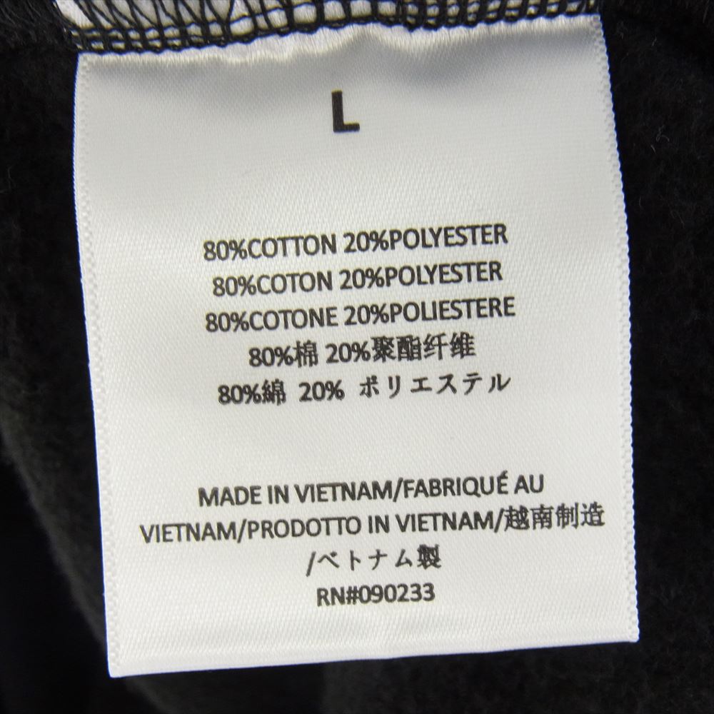 FEAR OF GOD フィアオブゴッド essentials エッセンシャルズ ロゴ プルオーバー パーカー ブラック系 L【中古】