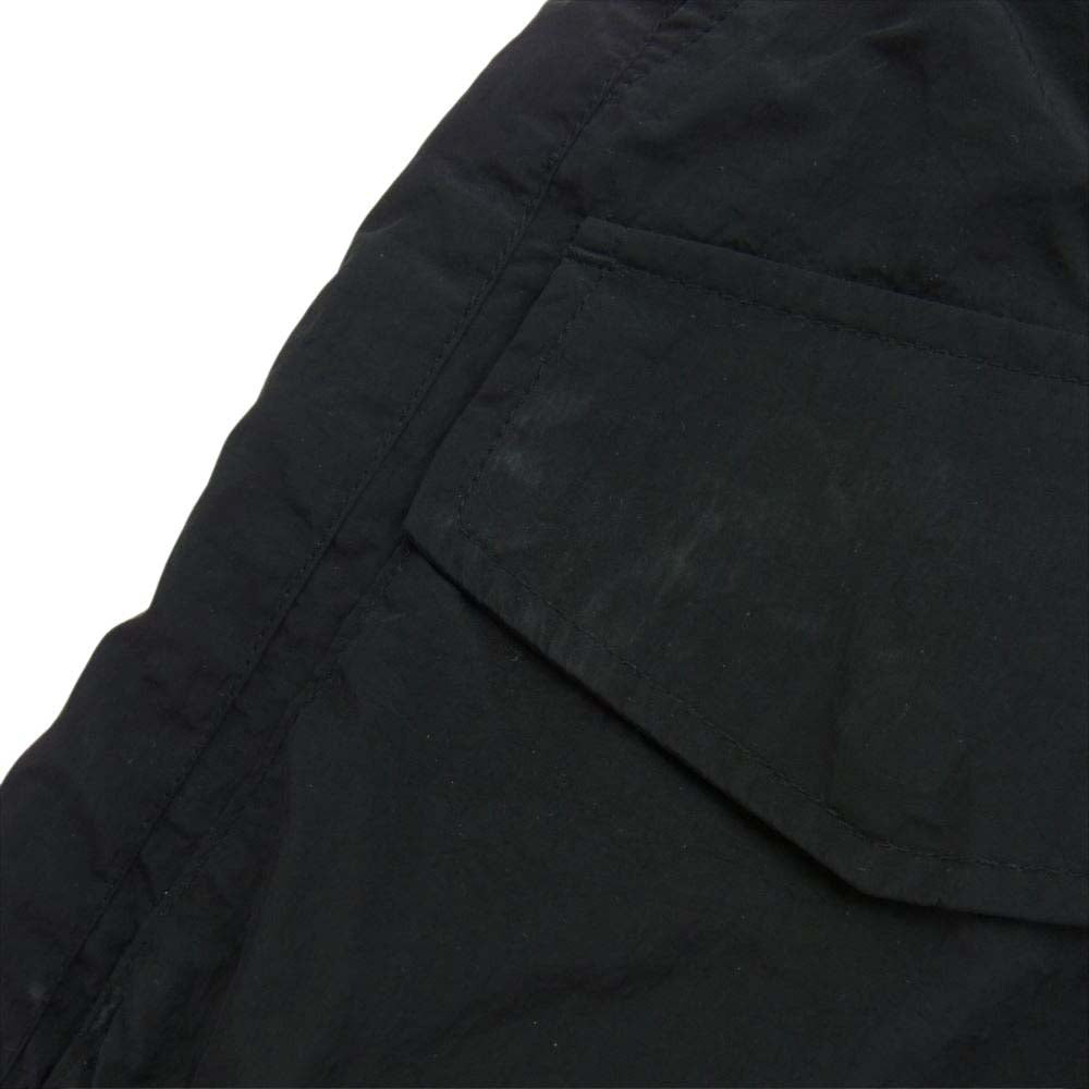 キス 23SS CY24 ナイロン ショーツ ハーフ パンツ ブラック系 L【中古】