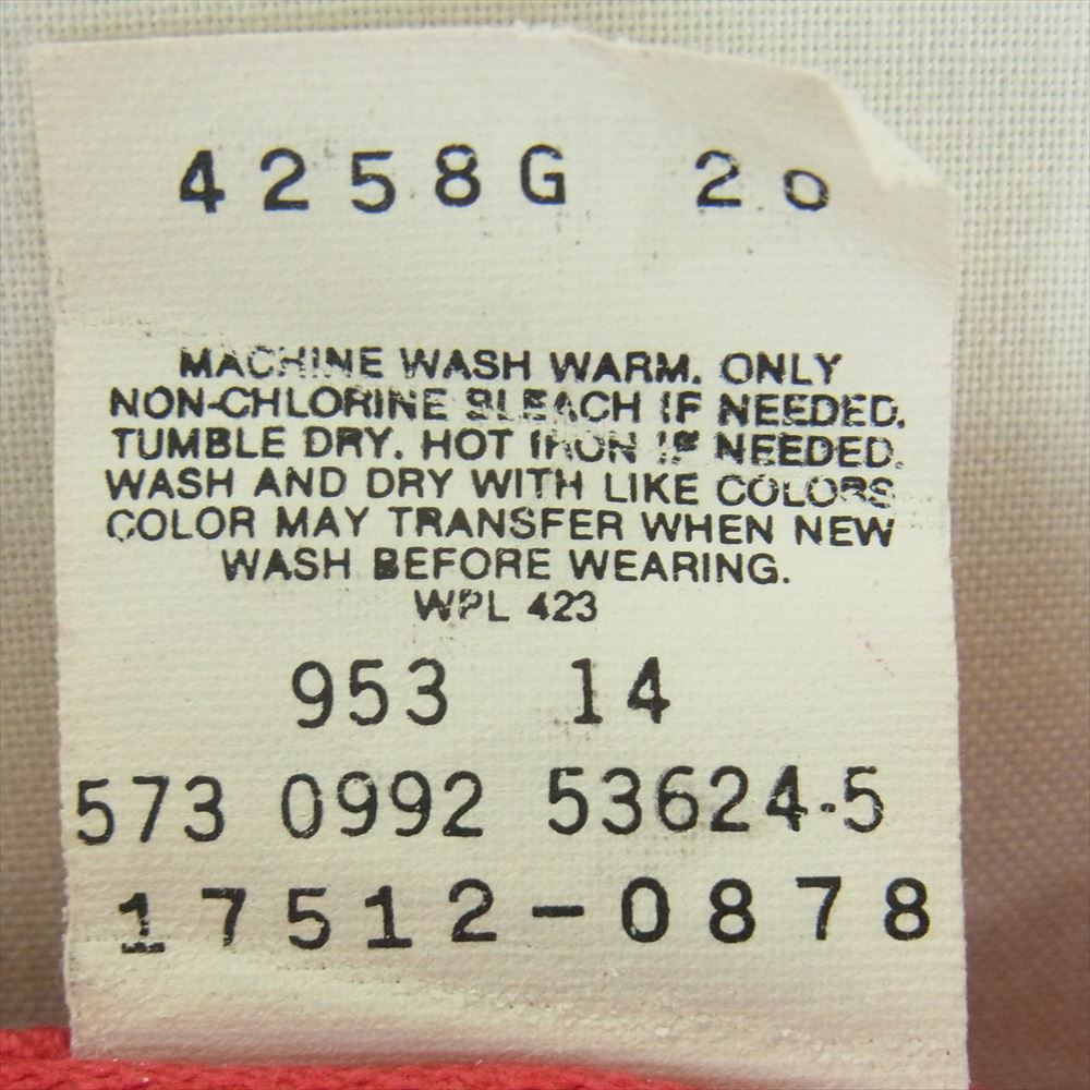 Levi's リーバイス 17512-0878 ボタン裏573刻印 スモールe カットオフ デニム パンツ ジーンズ アメリカ製 ピンク系 5【中古】