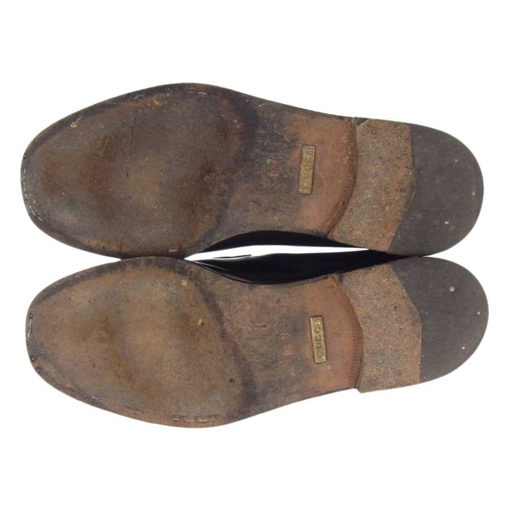 GUCCI グッチ ビット ローファー レザー シューズ ブラック系 8.5【中古】