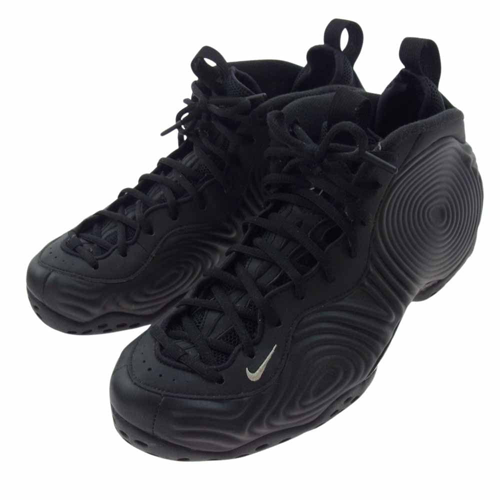 NIKE ナイキ DJ7952-001 COMME DES GARSCONS HOMME PLUS AIR FOAMPOSITE ONE SP ハイカット スニーカー ブラック系 28.5cm【中古】