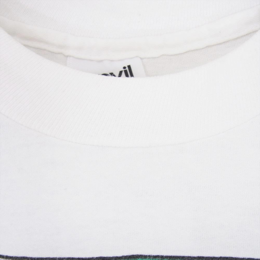 ヴィンテージ 90s BIG HED アートプリント Tシャツ ホワイト系 L【中古】