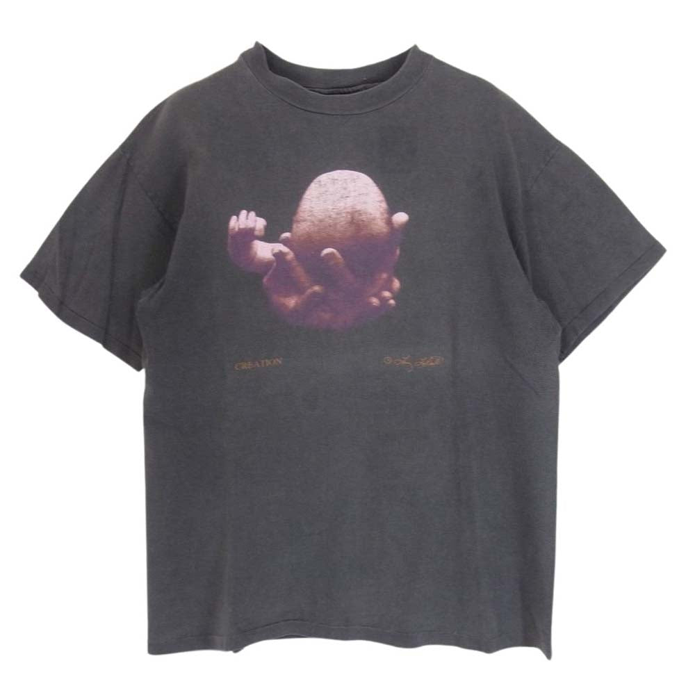 ヴィンテージ 90s larry labonte ラリーラボンテ アートプリント Tシャツ グレー系 サイズ表記無【中古】