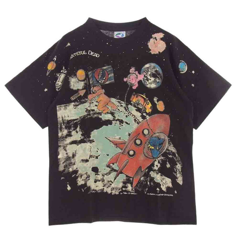 ヴィンテージ 90s GRATEFUL DEAD グレイトフルデッド バンド Tシャツ ダークブラウン系 XL【中古】