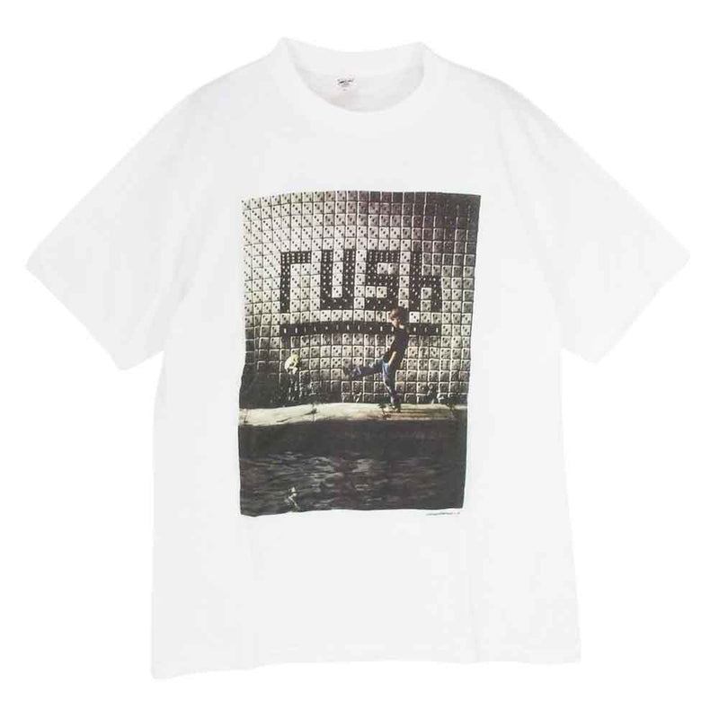 ヴィンテージ 90s rush ラッシュ ROLL THE BONES 1991-92 バンド Tシャツ ホワイト系 XL【中古】