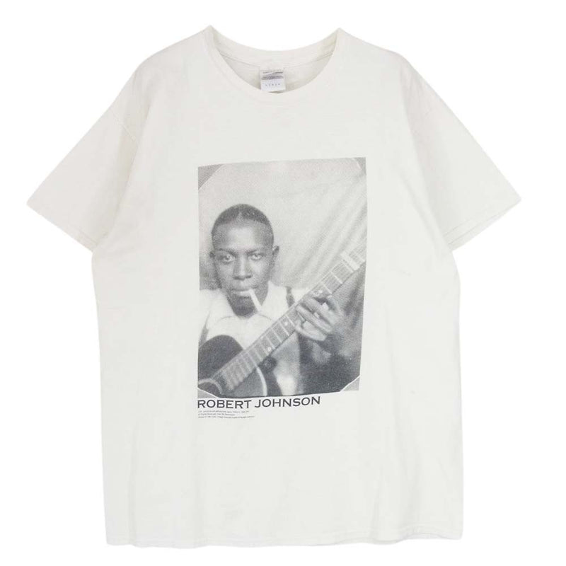 ヴィンテージ 【訳難有】90s ROBERT JOHNSON ロバートジョンソン Tシャツ ホワイト系 L【中古】