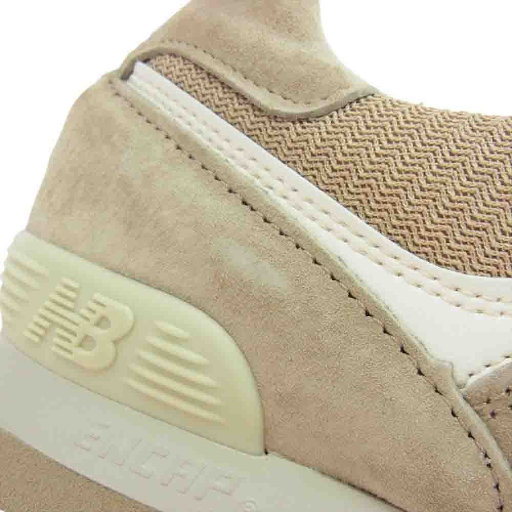 NEW BALANCE ニューバランス OU576 VBEI Made in UK製 イングランド製 35周年記念 スエード ローカット スニーカー ベージュ系 27.5cm【中古】