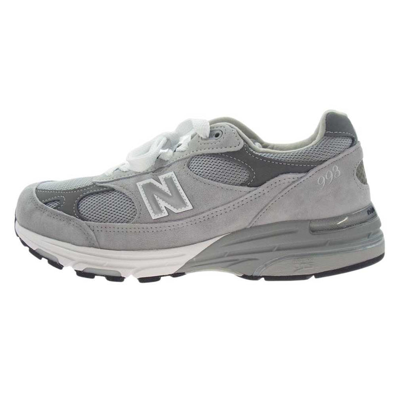 NEW BALANCE ニューバランス MR993GL USA製 993 Gray アメリカ製 スエード ローカット スニーカー グレー系 28cm【新古品】【未使用】【中古】