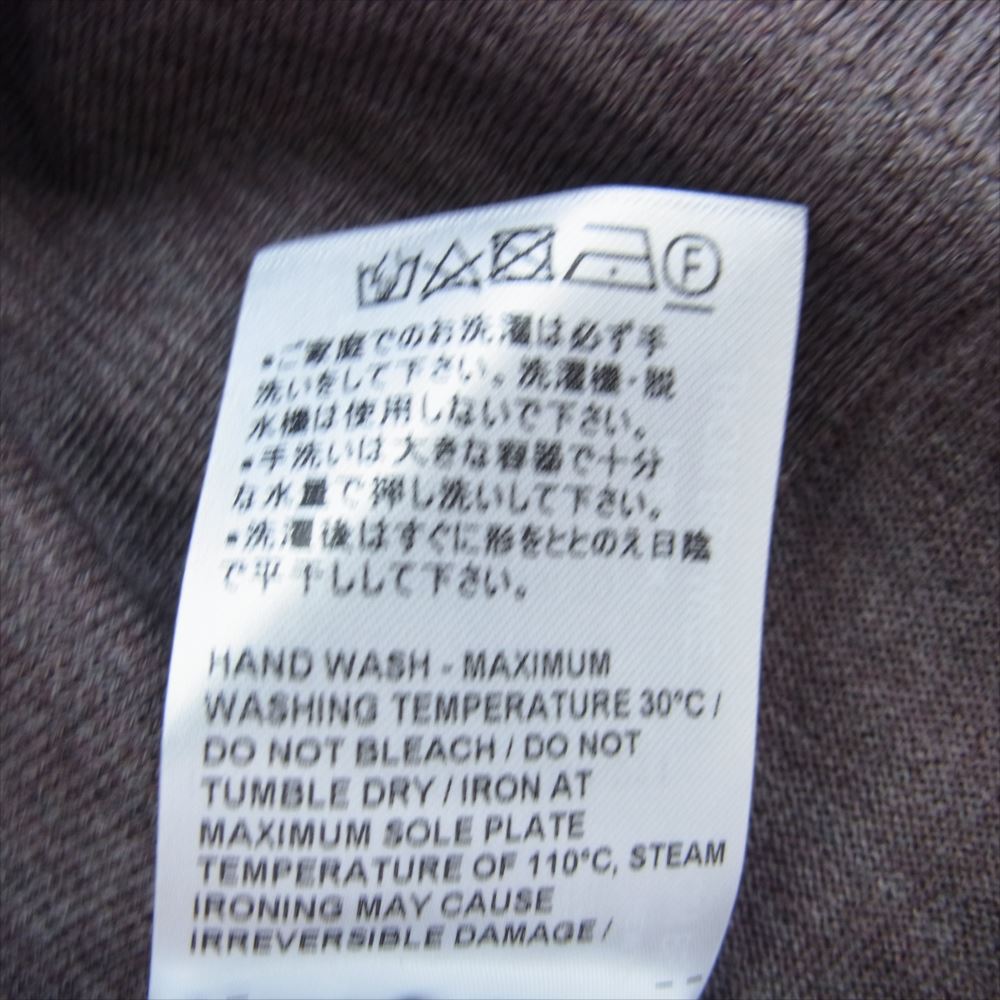 THOM BROWNE トムブラウン MKC489A-Y1014  イタリア製 国内正規品 JERSEY STITCH V-NECK Cardigan ジャージー ステッチ トリコロールテープ Vネック ウール カーディガン ブラウン系 3【極上美品】【中古】