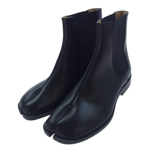 MAISON MARGIELA メゾンマルジェラ S57WU0150-P3292 Tabi Chelsea Boots タビ チェルシーブーツ ブラック系 40【極上美品】【中古】