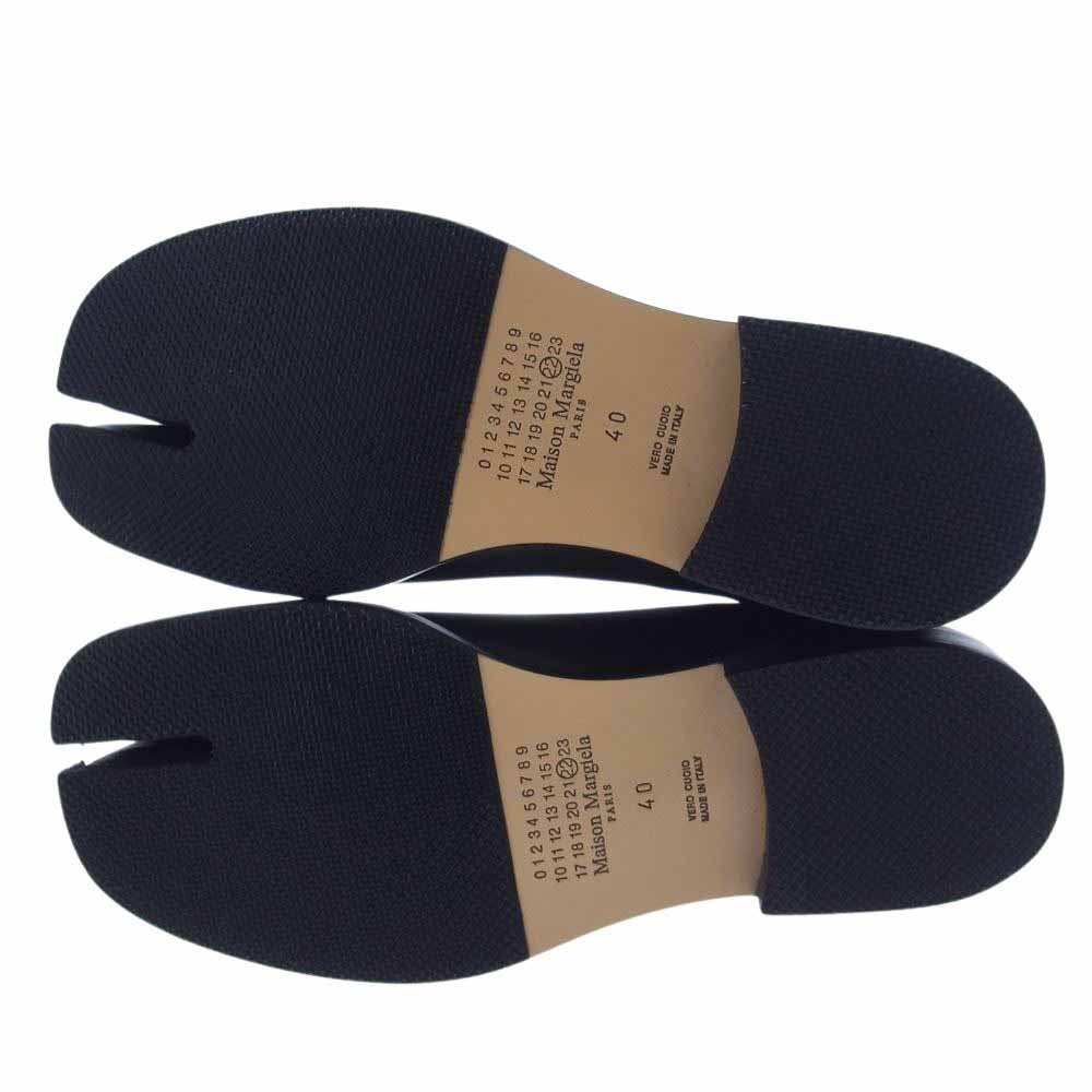 MAISON MARGIELA メゾンマルジェラ S57WU0150-P3292 Tabi Chelsea Boots タビ チェルシーブーツ ブラック系 40【極上美品】【中古】