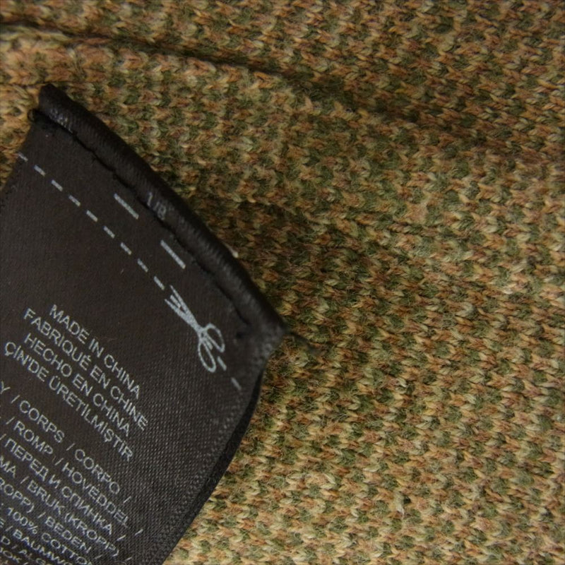 RRL ダブルアールエル 23AW HORSESHOE JACQUARD SWEATER SHIRT ホースシュー ジャガード シャツ ジャケット グリーン系 S【中古】