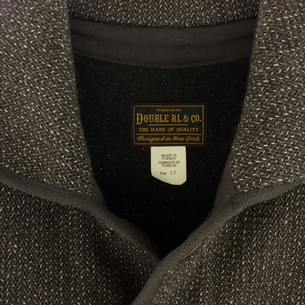 RRL ダブルアールエル Wool Cotton All Purpose Cardigan Jacket ウール コットン ヘリンボーン ジャケット ブラウン系 S【中古】