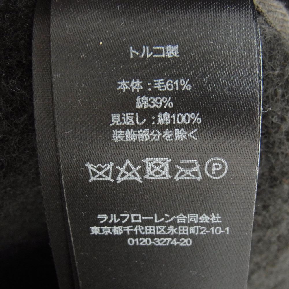 RRL ダブルアールエル Wool Cotton All Purpose Cardigan Jacket ウール コットン ヘリンボーン ジャケット ブラウン系 S【中古】