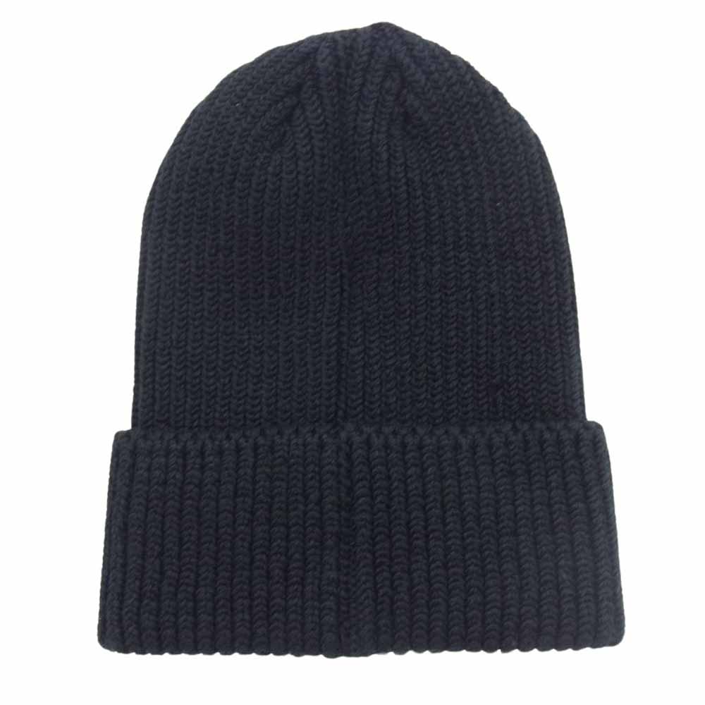 STANDARD CALIFORNIA スタンダードカリフォルニア SD TECH DRY RIB WATCH CAP テック ドライ リブ ワッチ キャップ ニット帽 ビーニー ブラック系【極上美品】【中古】