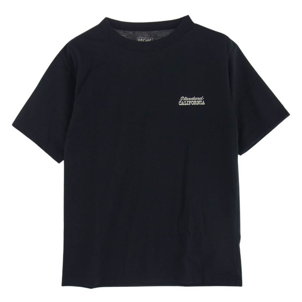 STANDARD CALIFORNIA スタンダードカリフォルニア SD TECH DRY LOGO T テックドライ ロゴ 半袖 Tシャツ チャコール系 M【極上美品】【中古】